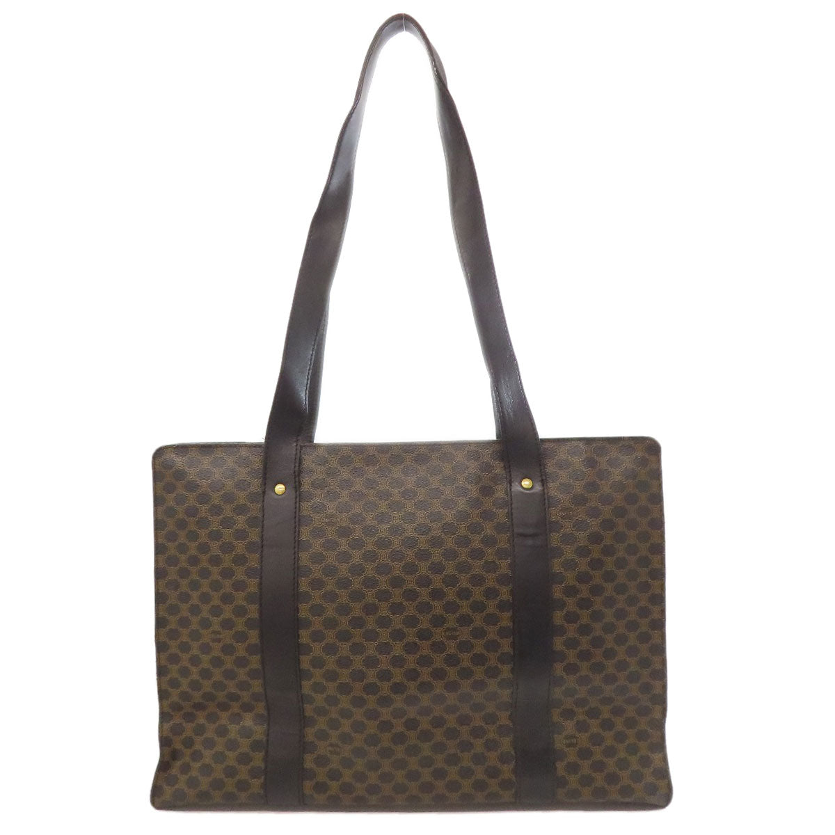CELINE セリーヌ マカダム柄 トートバッグ PVC レディース 中古