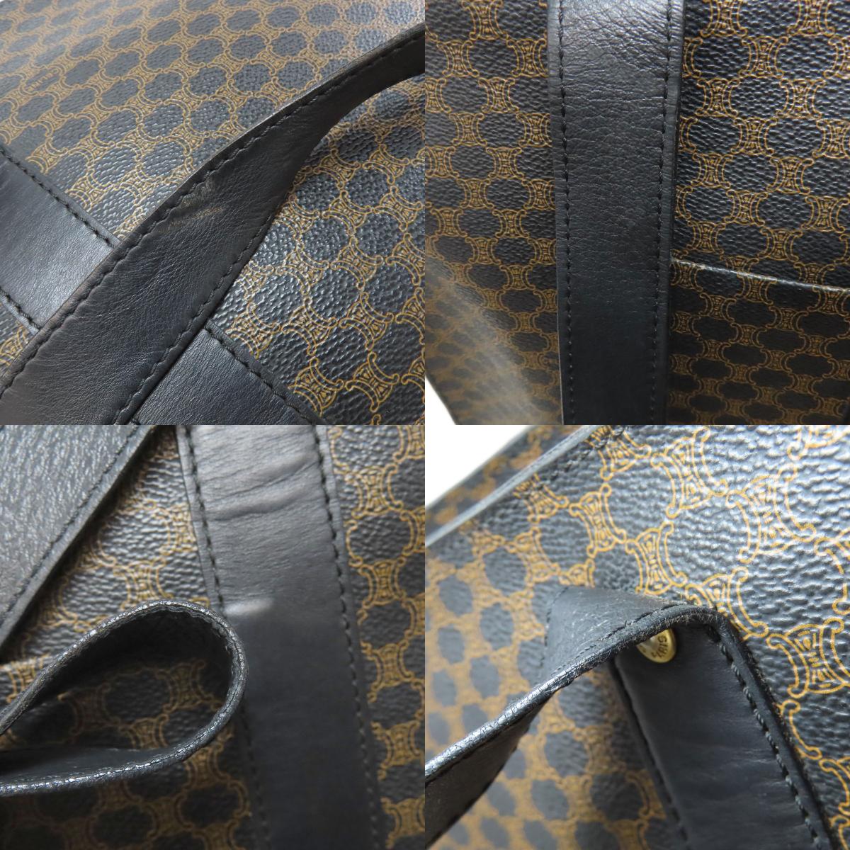 CELINE セリーヌ マカダム柄 トートバッグ PVC レディース 中古