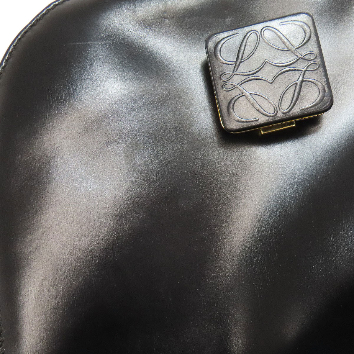 LOEWE ロエベ アナグラム ショルダーバッグ カーフ レディース 中古