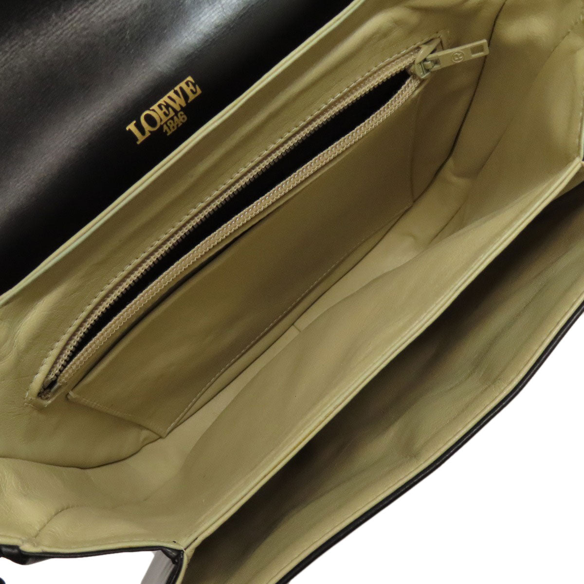 LOEWE ロエベ アナグラム ショルダーバッグ カーフ レディース 中古