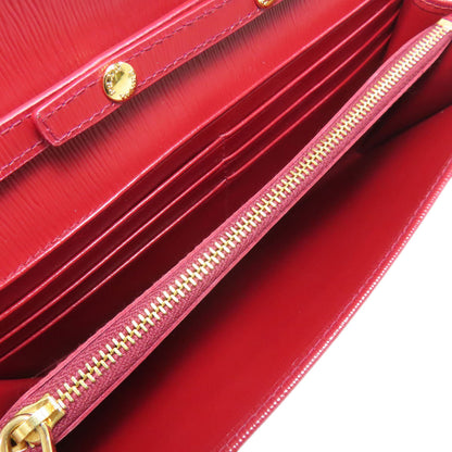 PRADA プラダ チェーンウォレット 長財布（小銭入れあり） サフィアーノ レディース 中古