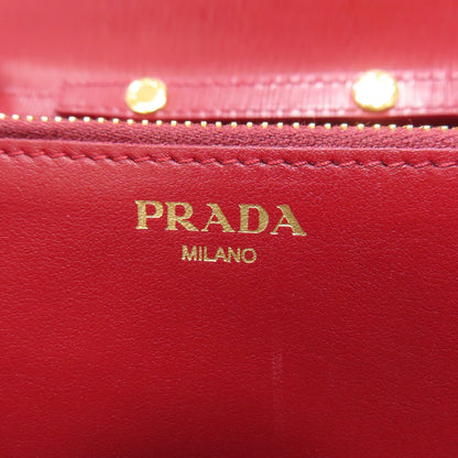 PRADA プラダ チェーンウォレット 長財布（小銭入れあり） サフィアーノ レディース 中古