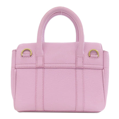 MULBERRY マルベリー ミニ ベイズウォーター 2WAY ハンドバッグ レザー レディース 中古