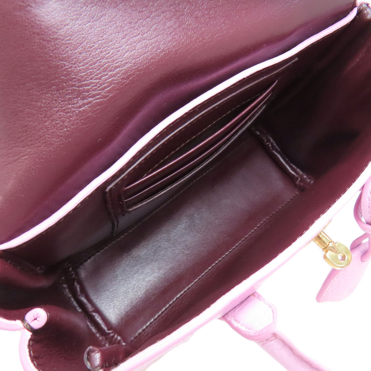 MULBERRY マルベリー ミニ ベイズウォーター 2WAY ハンドバッグ レザー レディース 中古