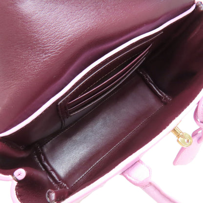 MULBERRY マルベリー ミニ ベイズウォーター 2WAY ハンドバッグ レザー レディース 中古