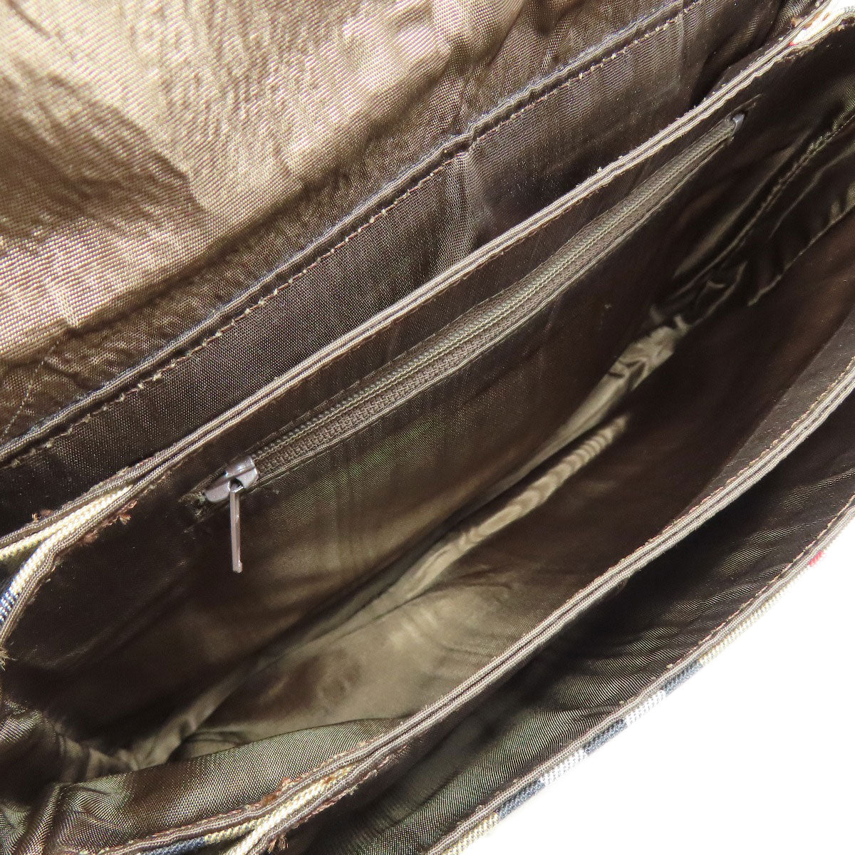 BURBERRY バーバリー ノバチェック ショルダーバッグ キャンバス レディース 中古