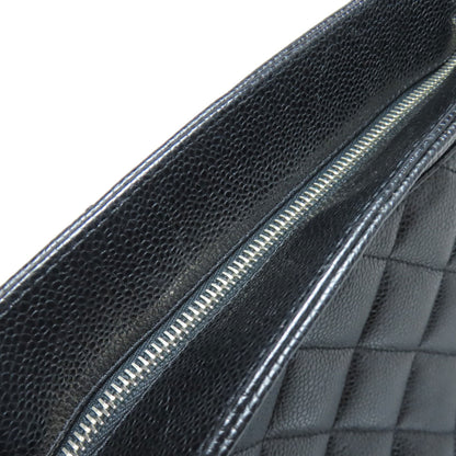 CHANEL シャネル 復刻トート シルバー金具 トートバッグ グレインド カーフスキン レディース 中古