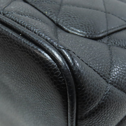 CHANEL シャネル 復刻トート シルバー金具 トートバッグ グレインド カーフスキン レディース 中古