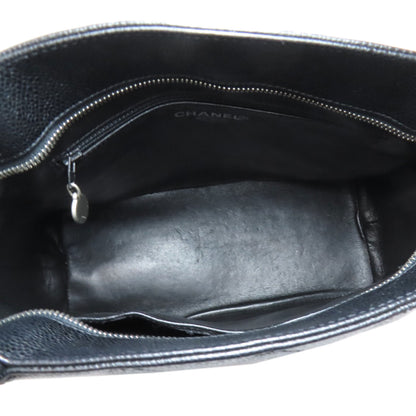 CHANEL シャネル 復刻トート シルバー金具 トートバッグ グレインド カーフスキン レディース 中古