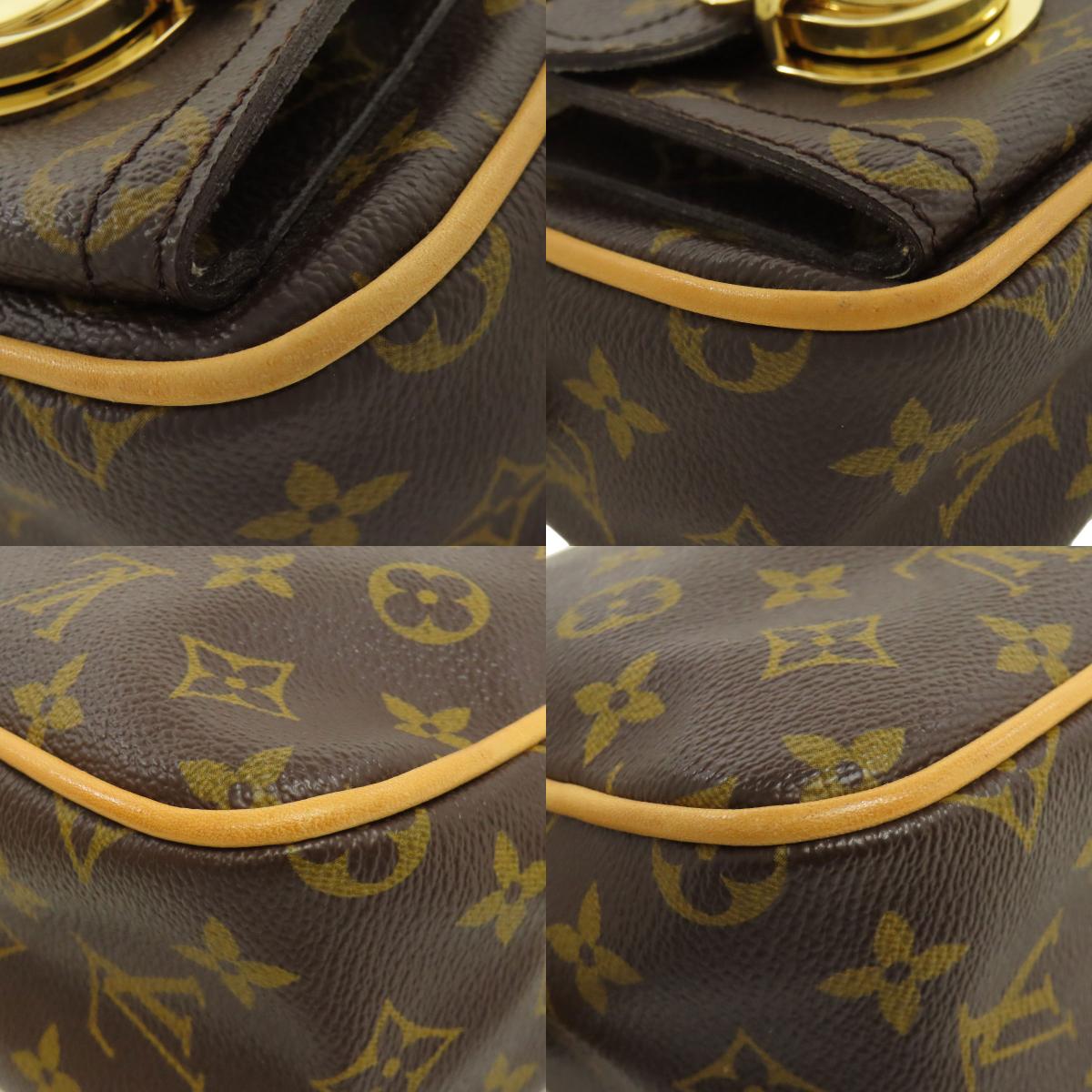 LOUIS VUITTON ルイヴィトン M40027 ハドソン ハンドバッグ モノグラムキャンバス レディース 中古