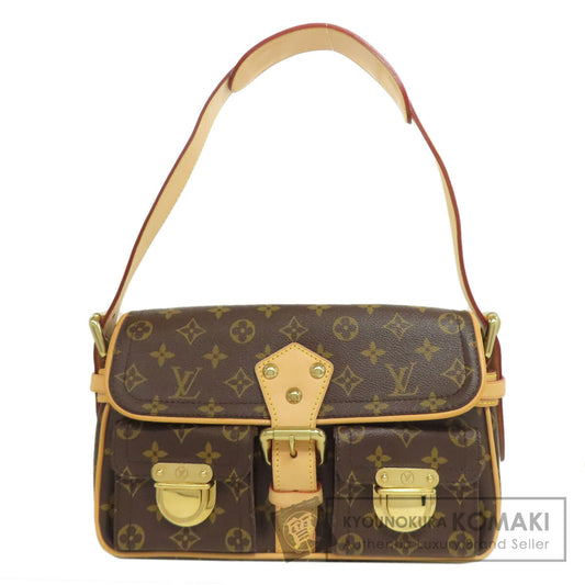 LOUIS VUITTON ルイヴィトン M40027 ハドソン ハンドバッグ モノグラムキャンバス レディース 中古