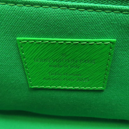 LOUIS VUITTON ルイヴィトン M23173 モンソー ディストーテッド ハンドバッグ エピ レディース 中古