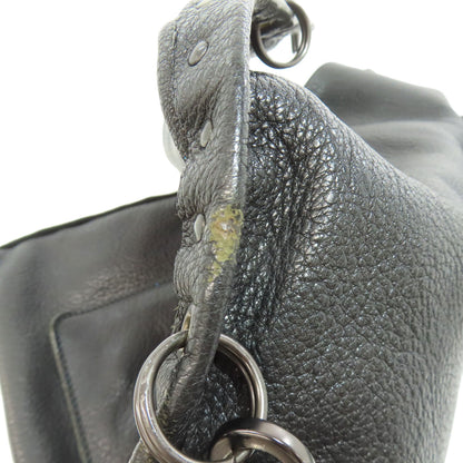 BOTTEGA VENETA ボッテガヴェネタ スタッズ ショルダーバッグ レザー レディース 中古