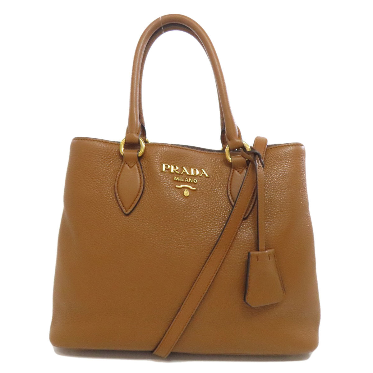 PRADA プラダ 2WAY トートバッグ カーフ レディース 中古