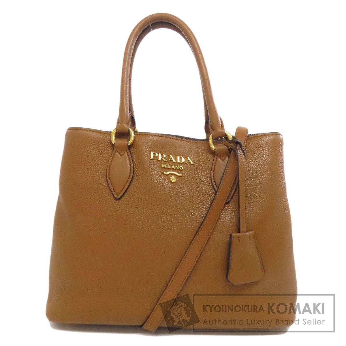 PRADA プラダ 2WAY トートバッグ カーフ レディース 中古