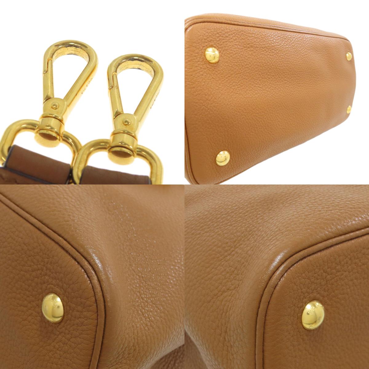 PRADA プラダ 2WAY トートバッグ カーフ レディース 中古