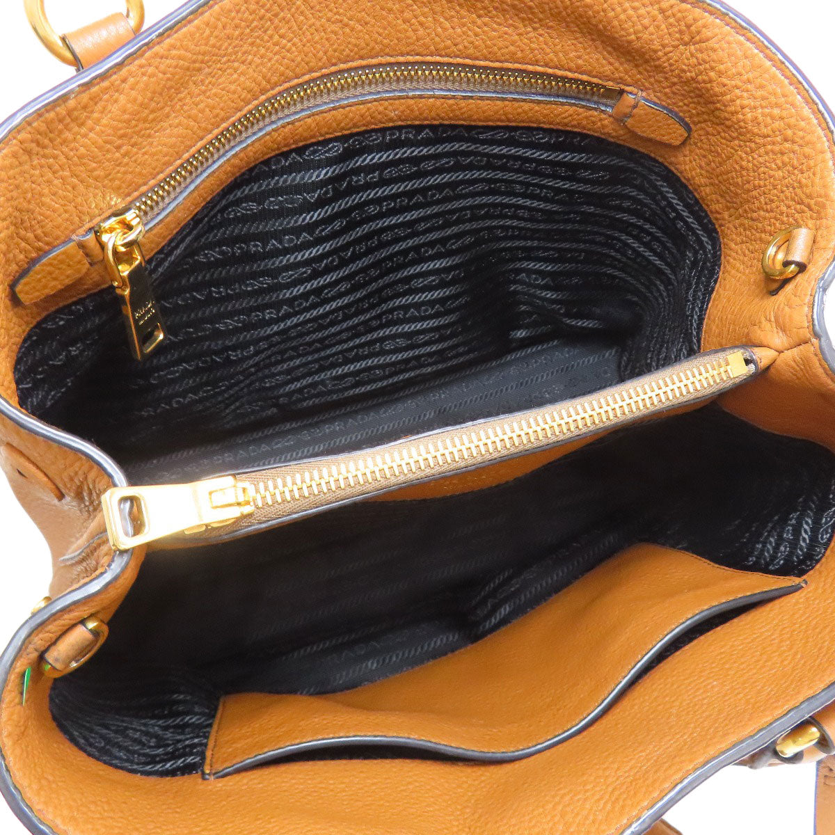 PRADA プラダ 2WAY トートバッグ カーフ レディース 中古