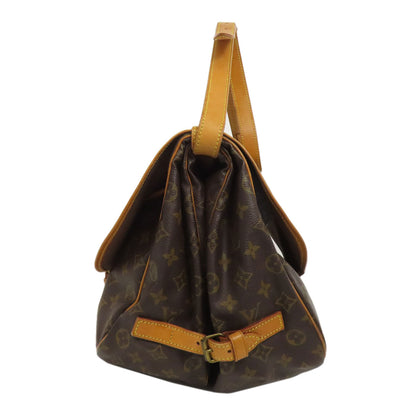 LOUIS VUITTON ルイヴィトン M42254 ソミュール35 ショルダーバッグ モノグラムキャンバス レディース 中古