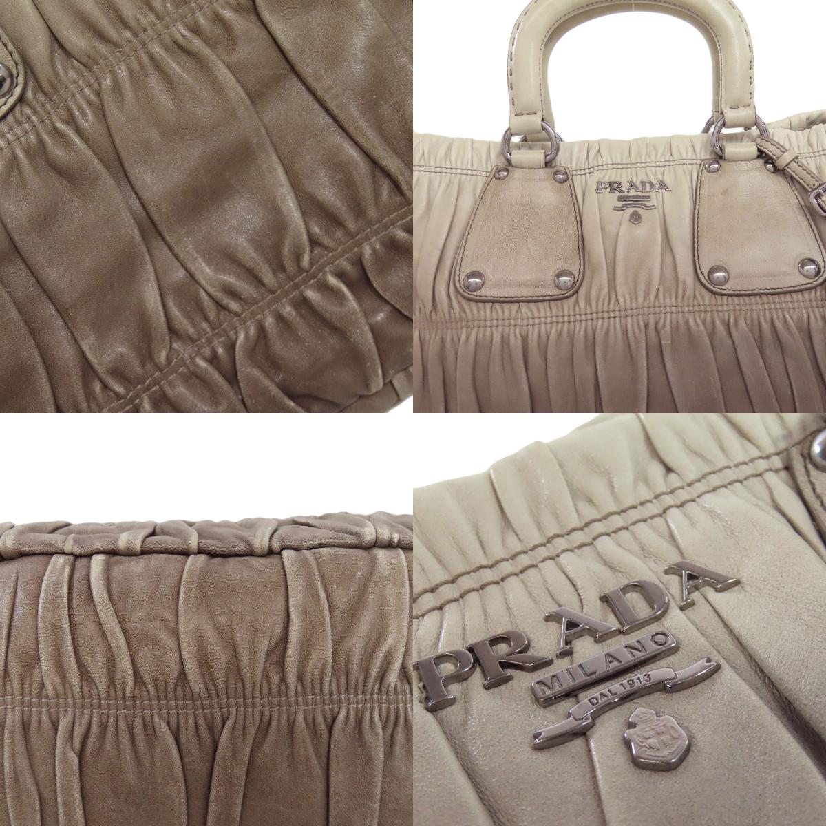 PRADA プラダ 2WAY ハンドバッグ カーフ レディース 中古