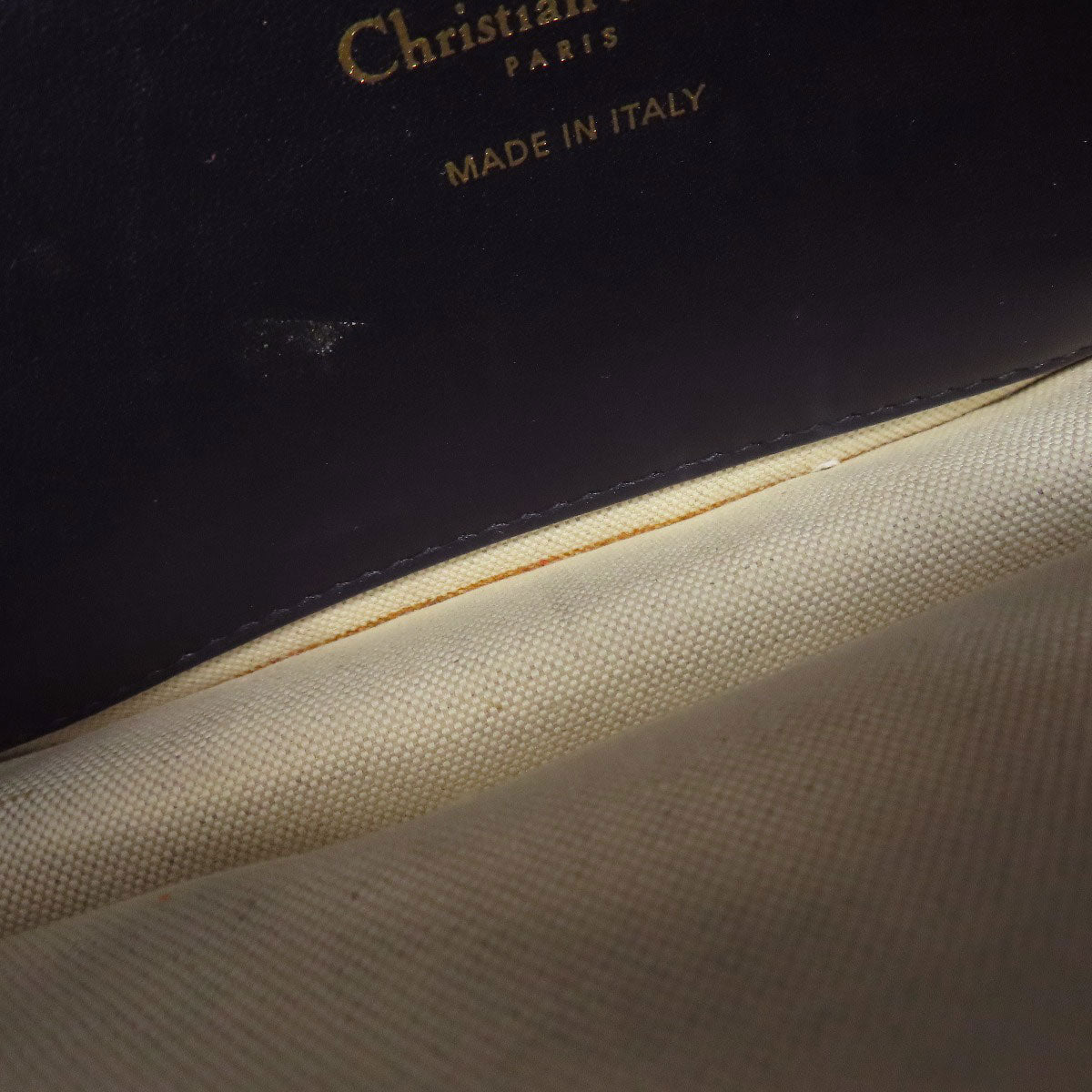 CHRISTIAN DIOR クリスチャンディオール チェーンウォレット トロッター柄 長財布（小銭入れあり） キャンバス レディース 中古