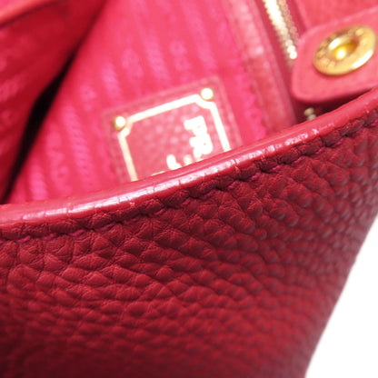 PRADA プラダ ワンショルダー ショルダーバッグ カーフ レディース 中古