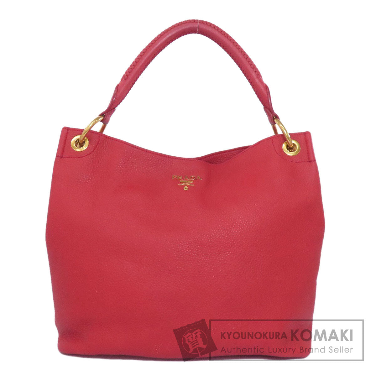 PRADA プラダ ワンショルダー ショルダーバッグ カーフ レディース 中古
