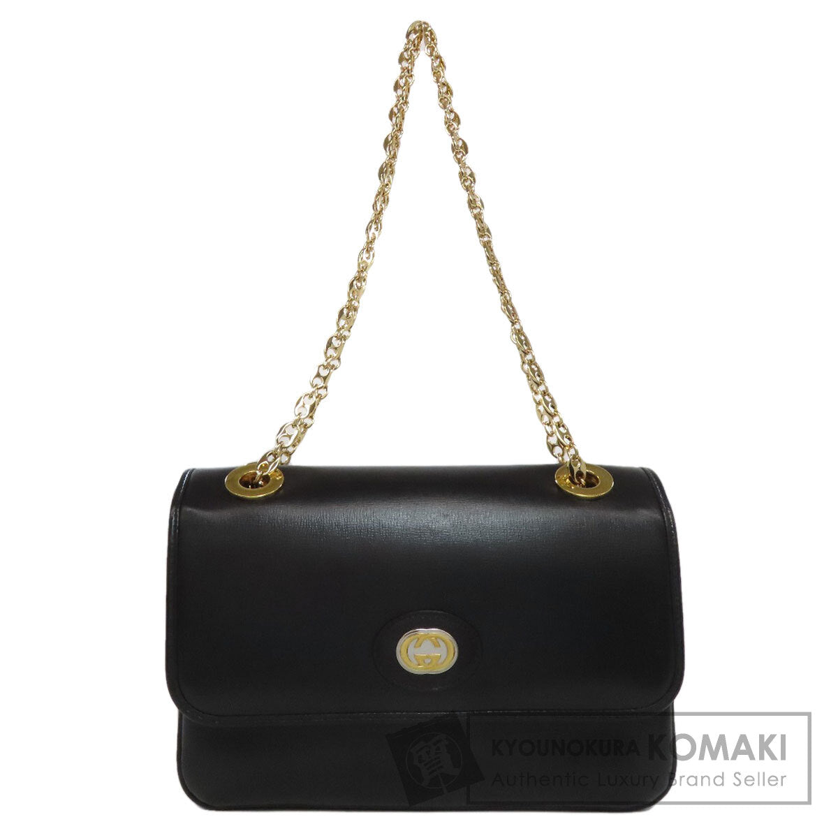GUCCI グッチ 576421 チェーンショルダー ショルダーバッグ カーフ レディース 中古