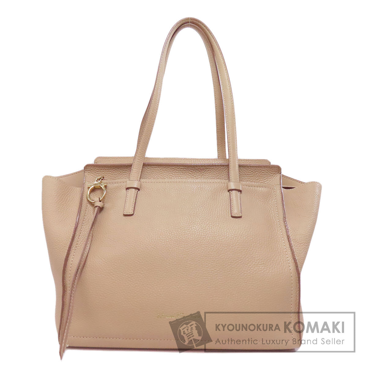 Salvatore Ferragamo サルヴァトーレフェラガモ エイミー ガンチーニ金具 トートバッグ レザー レディース 中古