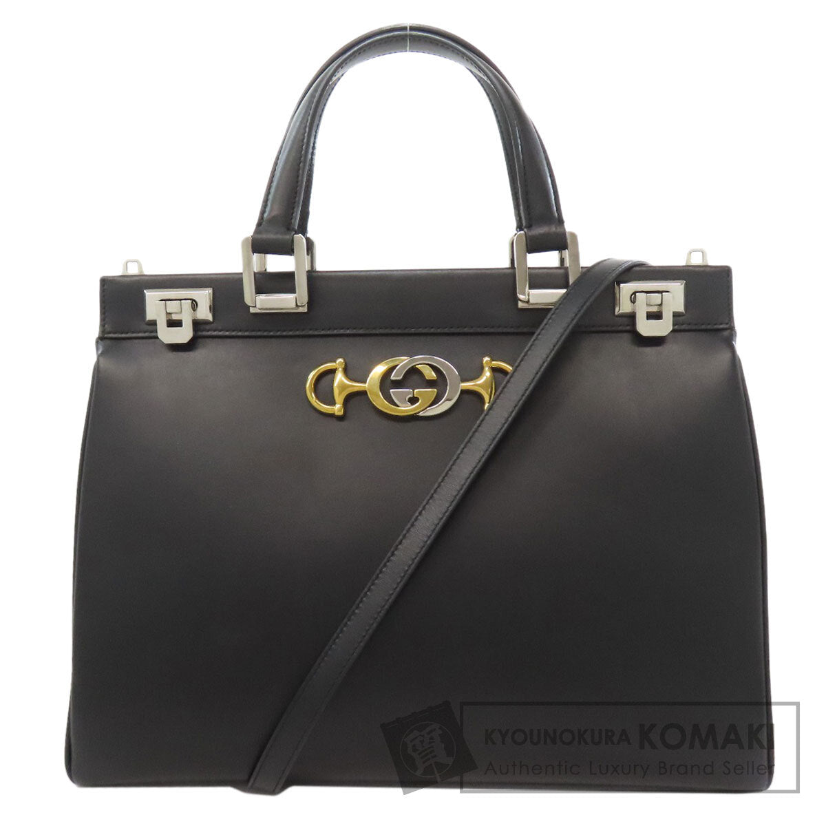 GUCCI グッチ 564714 ズゥミ 2WAY ハンドバッグ カーフ レディース 中古