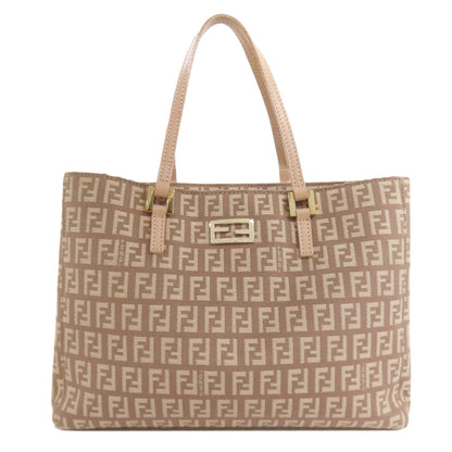FENDI フェンディ ズッキーノ ハンドバッグ キャンバス レディース 中古