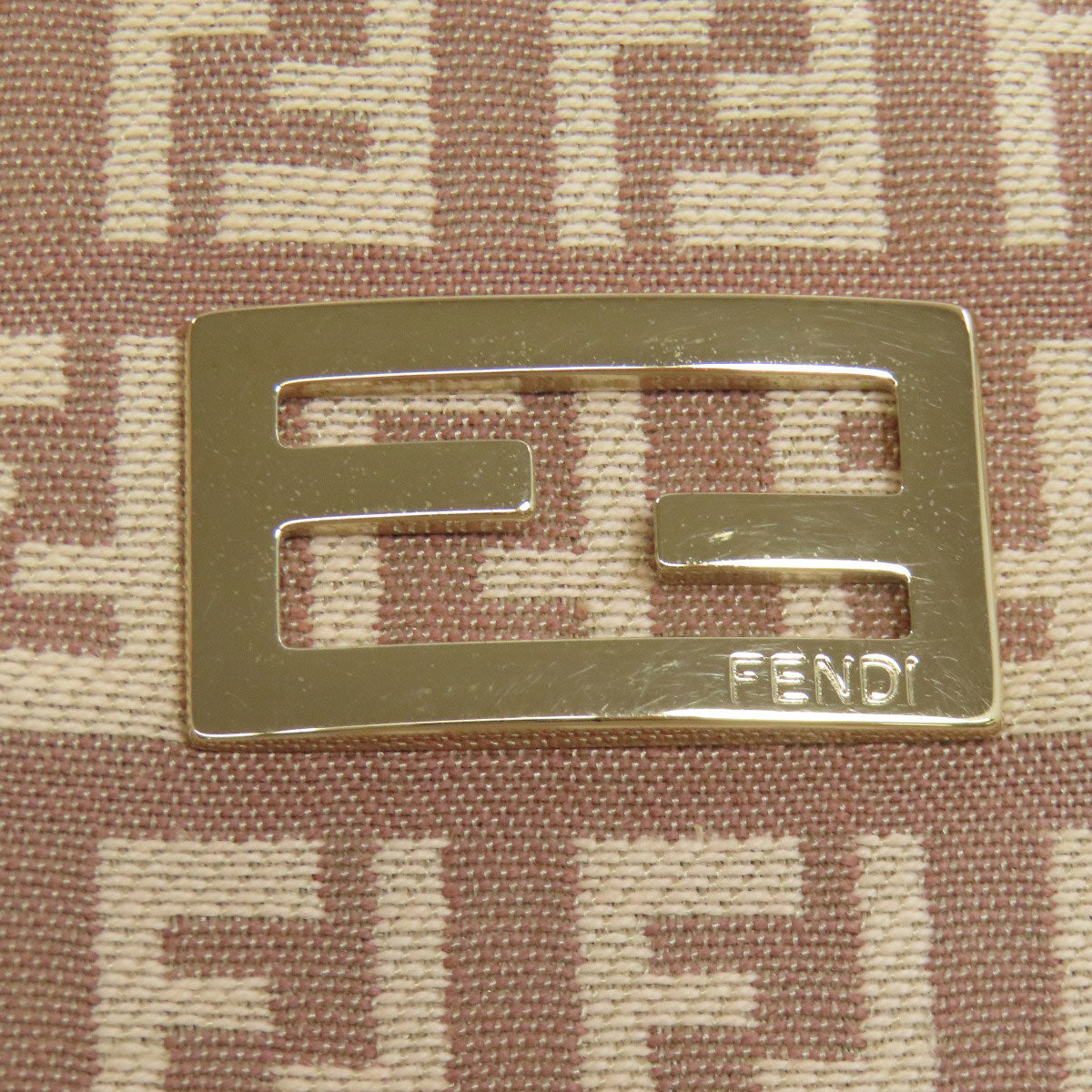 FENDI フェンディ ズッキーノ ハンドバッグ キャンバス レディース 中古