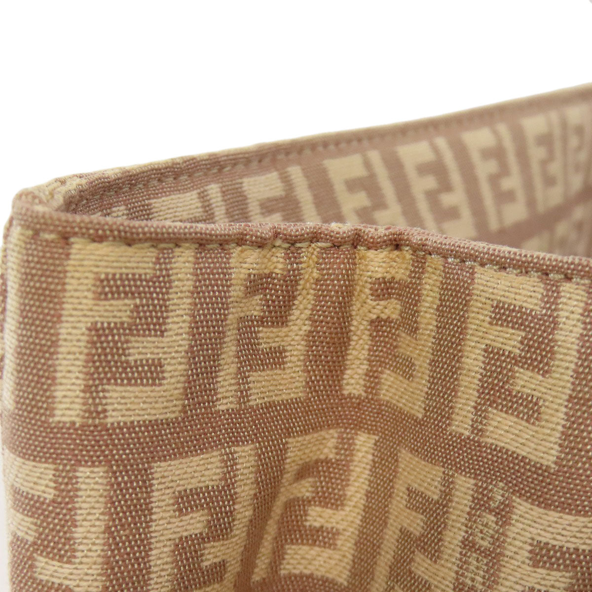 FENDI フェンディ ズッキーノ ハンドバッグ キャンバス レディース 中古
