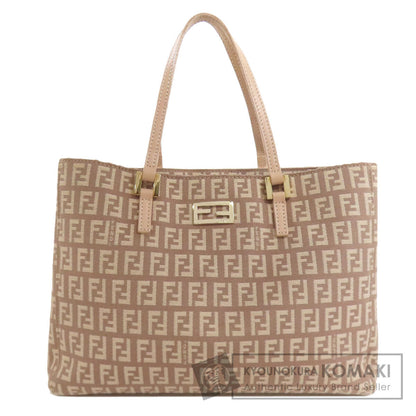FENDI フェンディ ズッキーノ ハンドバッグ キャンバス レディース 中古
