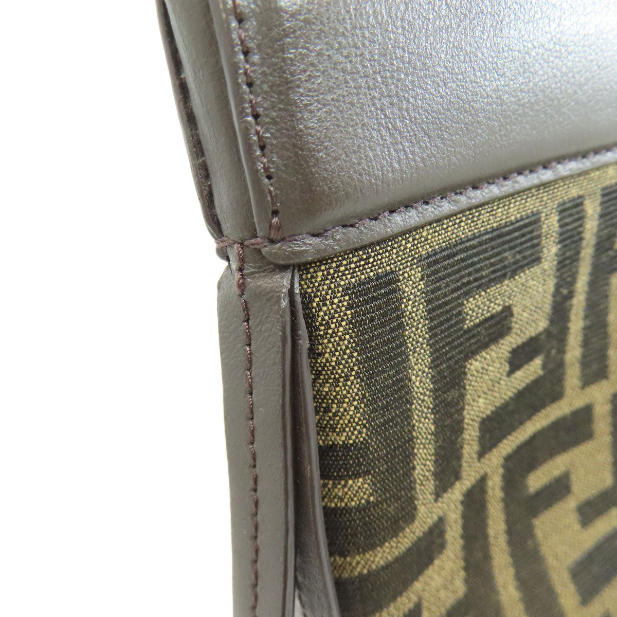 FENDI フェンディ オリガミ ミディアム ズッカ柄 トートバッグ キャンバス レディース 中古