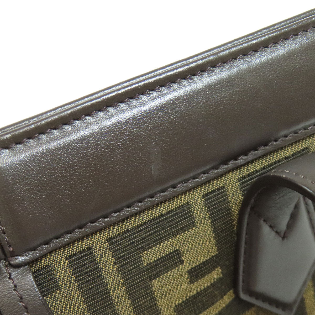 FENDI フェンディ オリガミ ミディアム ズッカ柄 トートバッグ キャンバス レディース 中古