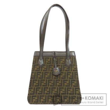 FENDI フェンディ オリガミ ミディアム ズッカ柄 トートバッグ キャンバス レディース 中古
