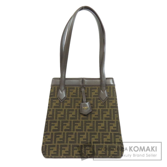 FENDI フェンディ オリガミ ミディアム ズッカ柄 トートバッグ キャンバス レディース 中古
