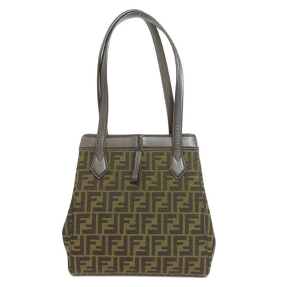 FENDI フェンディ オリガミ ミディアム ズッカ柄 トートバッグ キャンバス レディース 中古