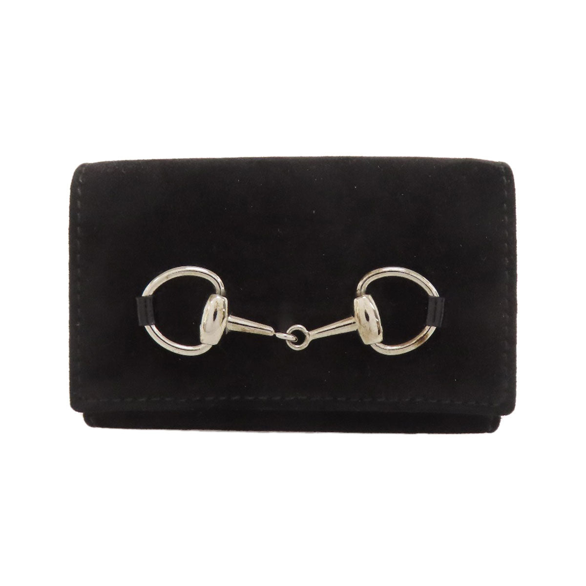 GUCCI グッチ 088・0959・810・0 ホースビット キーケース スウェード レディース 中古