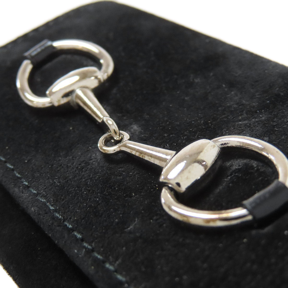 GUCCI グッチ 088・0959・810・0 ホースビット キーケース スウェード レディース 中古