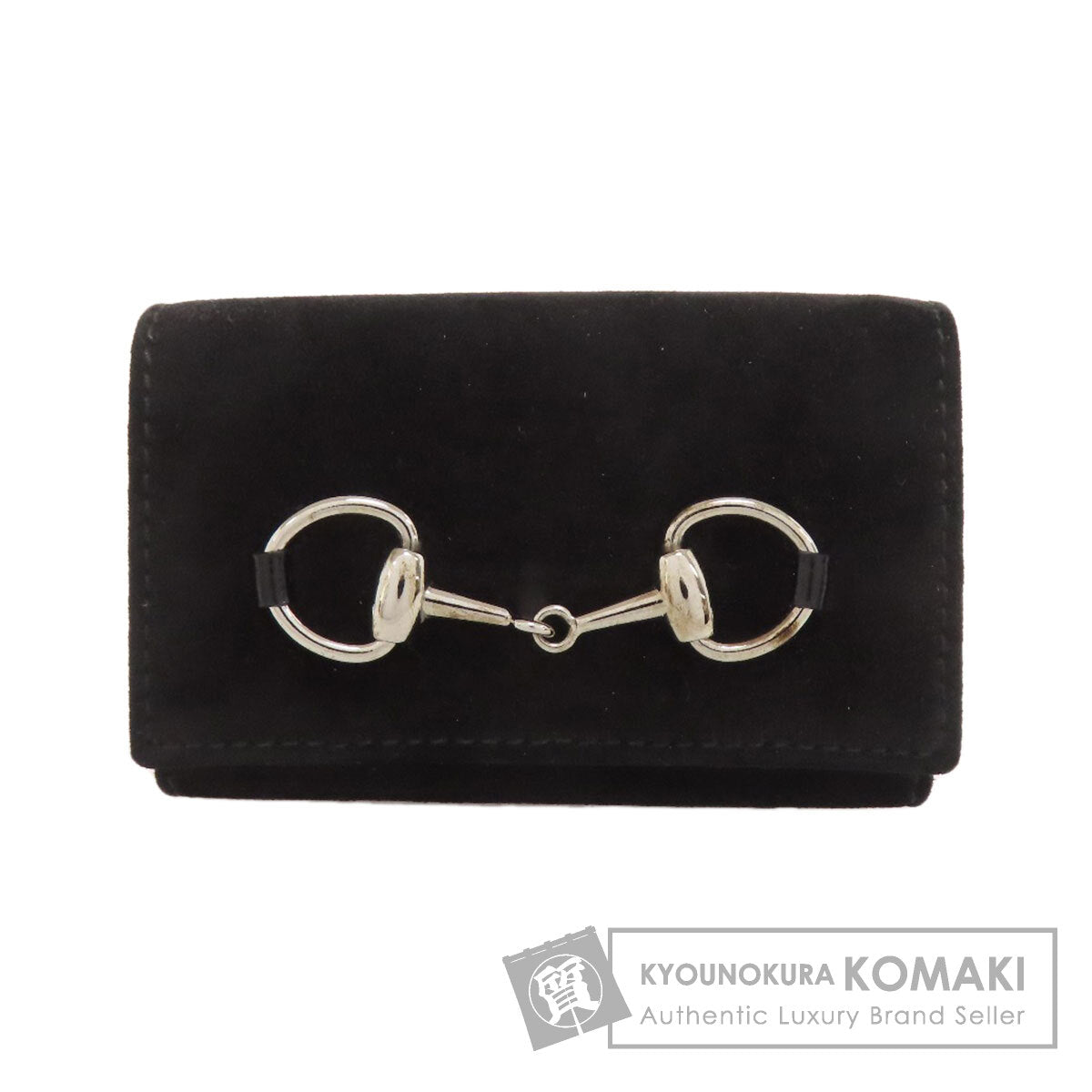 GUCCI グッチ 088・0959・810・0 ホースビット キーケース スウェード レディース 中古