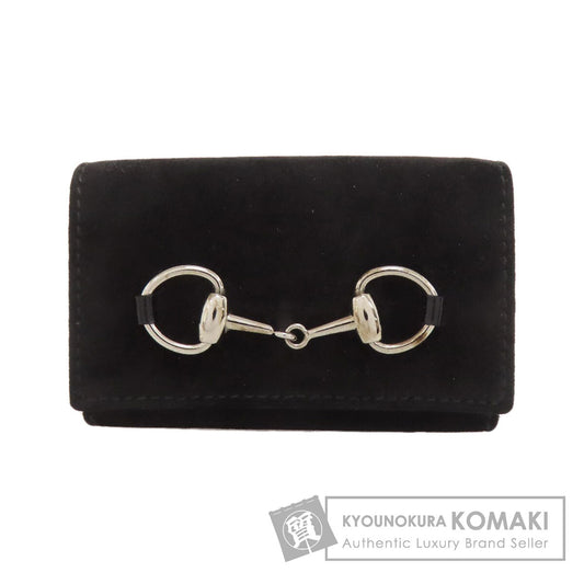 GUCCI グッチ 088・0959・810・0 ホースビット キーケース スウェード レディース 中古