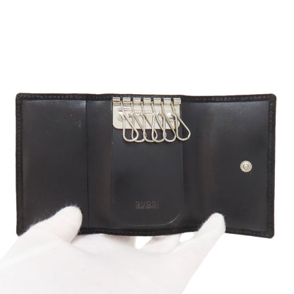 GUCCI グッチ 088・0959・810・0 ホースビット キーケース スウェード レディース 中古