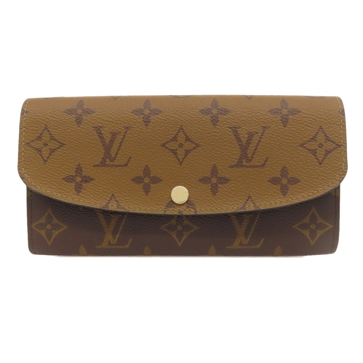 LOUIS VUITTON ルイヴィトン M82157 ポルトフォイユ・エミリー 長財布（小銭入れあり） モノグラムリバース レディース 中古