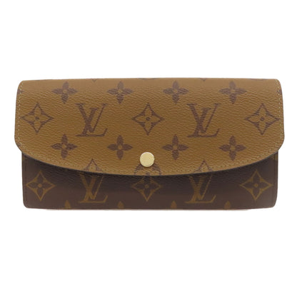 LOUIS VUITTON ルイヴィトン M82157 ポルトフォイユ・エミリー 長財布（小銭入れあり） モノグラムリバース レディース 中古