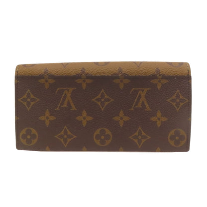 LOUIS VUITTON ルイヴィトン M82157 ポルトフォイユ・エミリー 長財布（小銭入れあり） モノグラムリバース レディース 中古