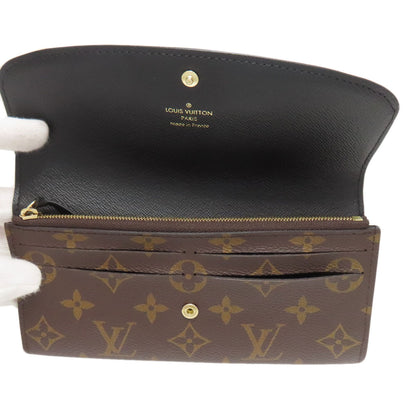 LOUIS VUITTON ルイヴィトン M82157 ポルトフォイユ・エミリー 長財布（小銭入れあり） モノグラムリバース レディース 中古
