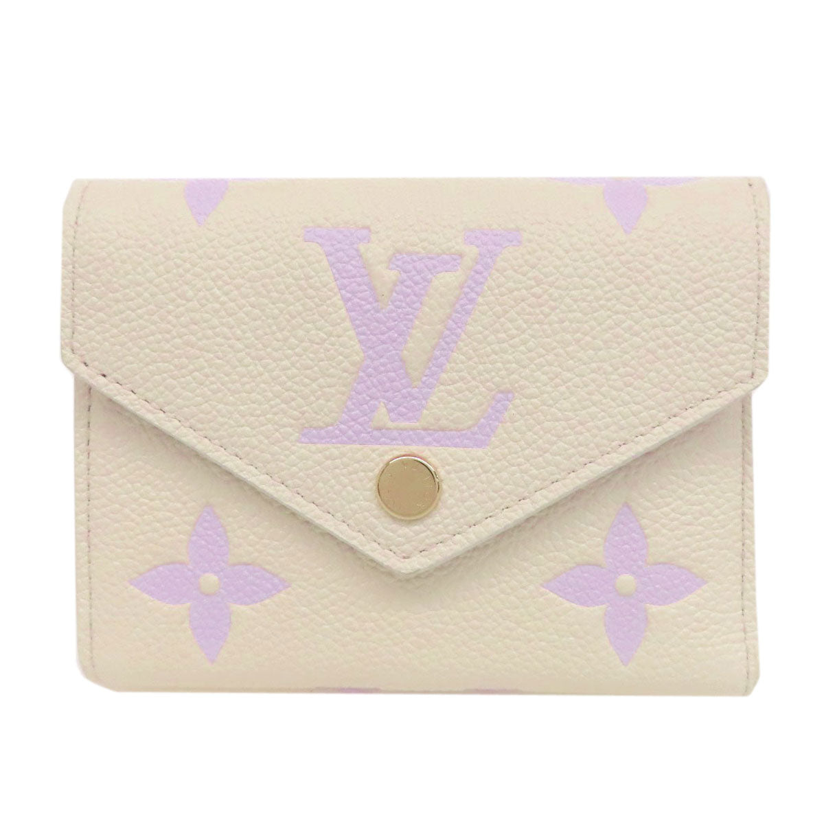 LOUIS VUITTON ルイヴィトン M82925 ポルトフォイユ・ヴィクトリーヌ 二つ折り財布（小銭入れあり） アンプラント レディース 中古