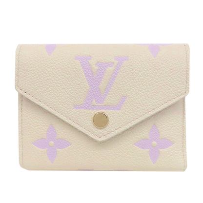 LOUIS VUITTON ルイヴィトン M82925 ポルトフォイユ・ヴィクトリーヌ 二つ折り財布（小銭入れあり） アンプラント レディース 中古
