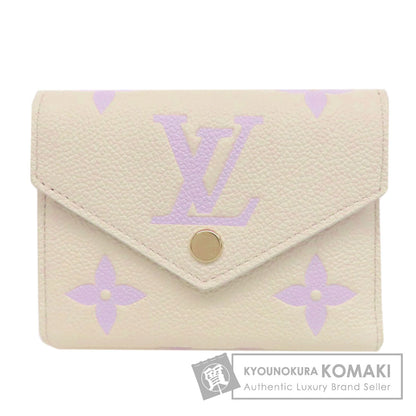 LOUIS VUITTON ルイヴィトン M82925 ポルトフォイユ・ヴィクトリーヌ 二つ折り財布（小銭入れあり） アンプラント レディース 中古